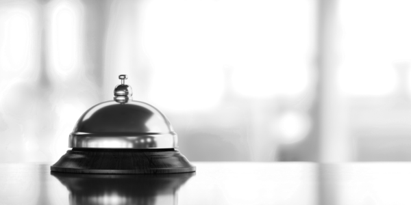 concierge services depicted via service bell